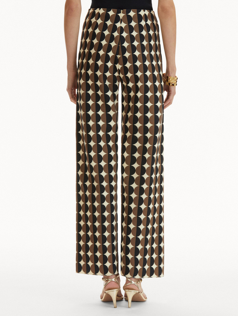 GEOMETRIC CIRCLE WOOL PANTS 3