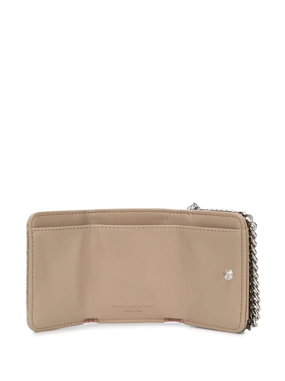 Falabella metallic tri-fold wallet - 3