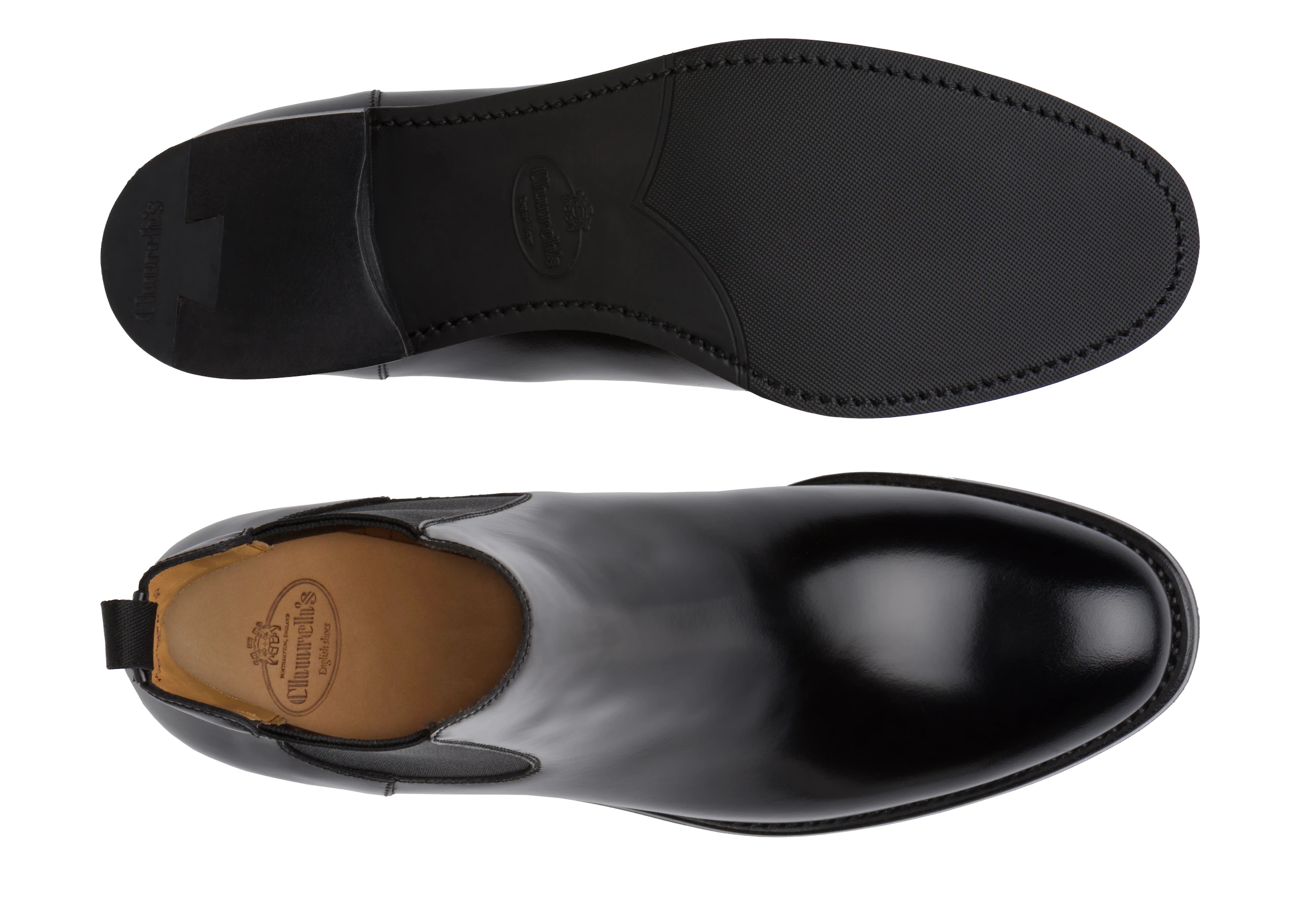 Monmouth 40
Polished Fumè Chelsea Boot Black - 3
