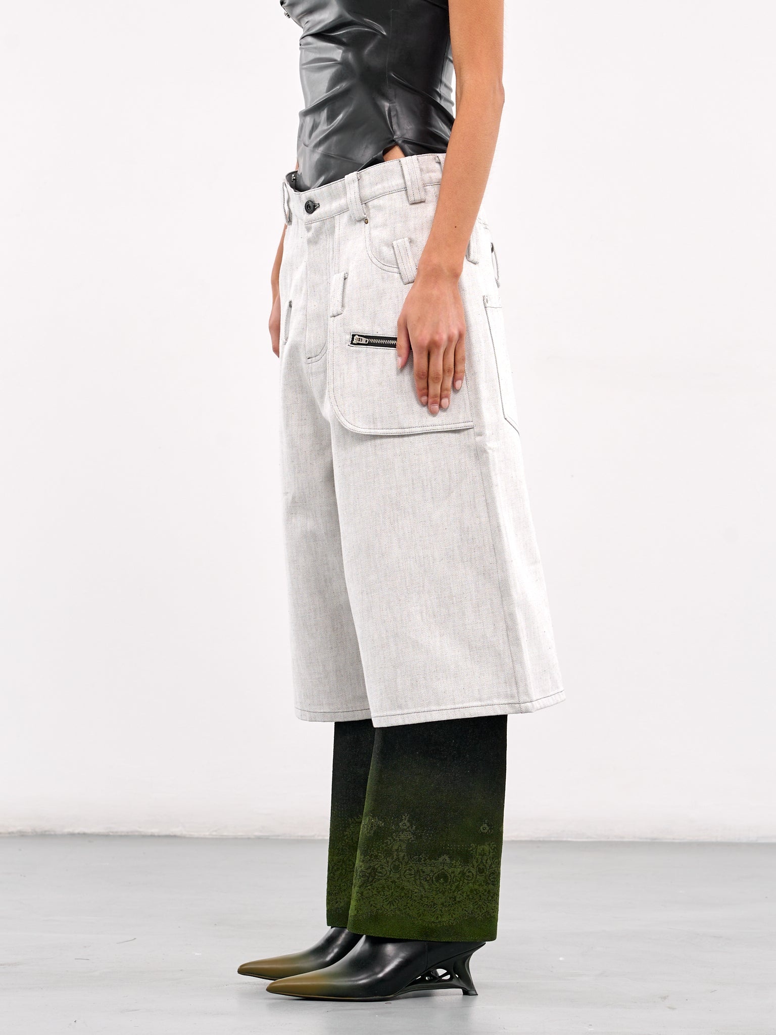 Wide Leg Shorts - 2
