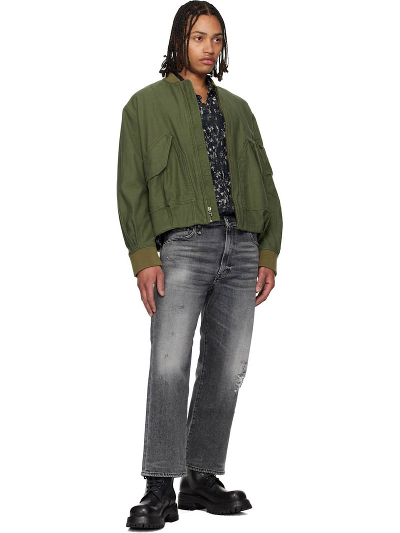 R13 Black Shredded Seam Ruffle Shirt outlook