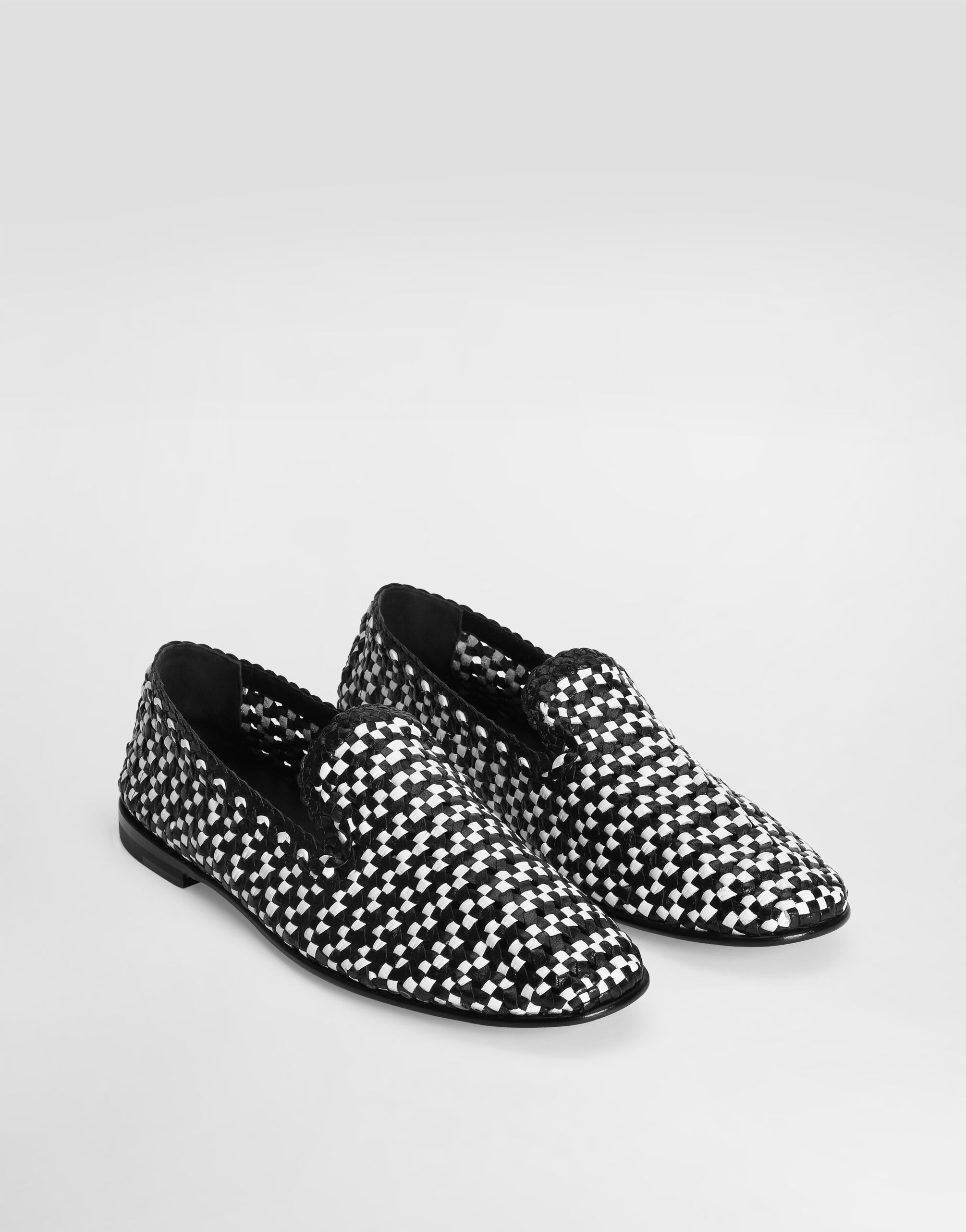 Woven leather slippers - 2