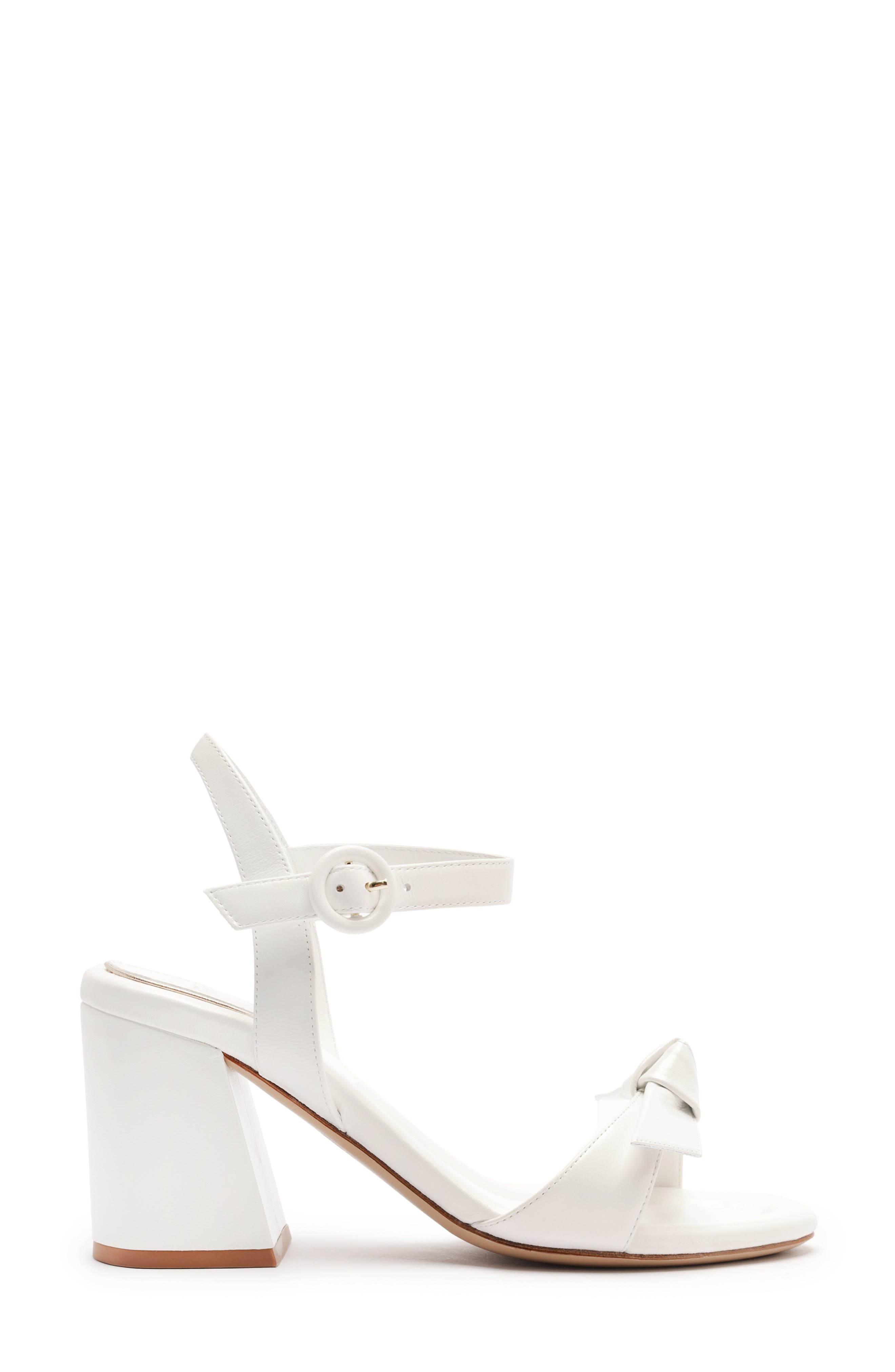 Alexandre Birman Clarita Flare Platform Bridal Sandal in Pearl/White at Nordstrom - 3