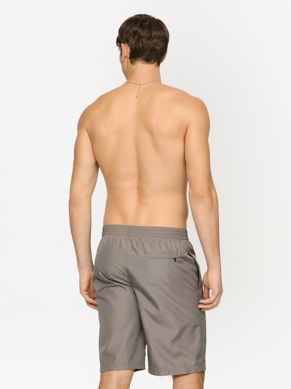 logo-patch detail swim shorts - 4