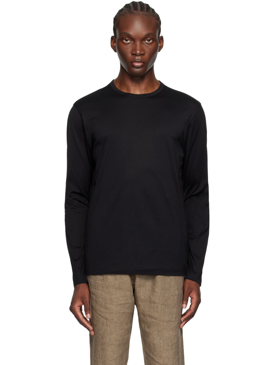 Black Classic Long Sleeve T-Shirt - 1