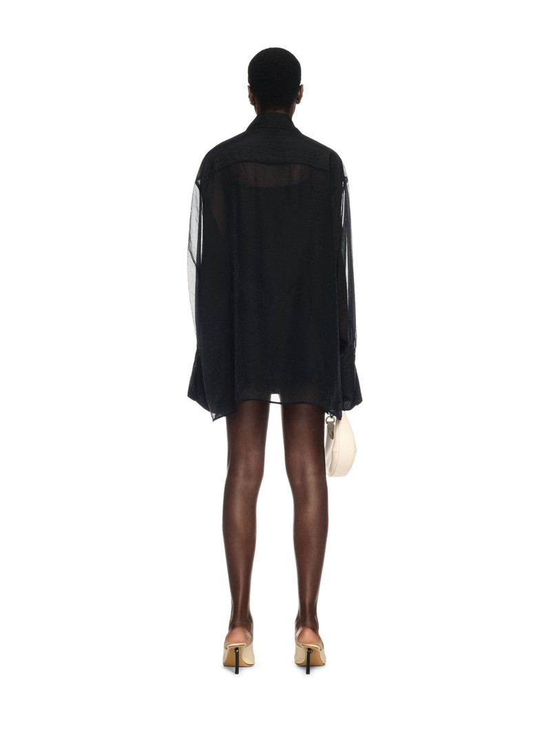 블랙 Organza 옷걸이 4