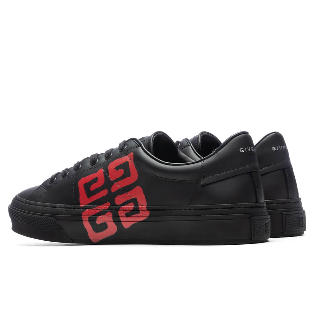 CITY SPORT 4G SNEAKERS - BLACK/DARK ORANGE - 3