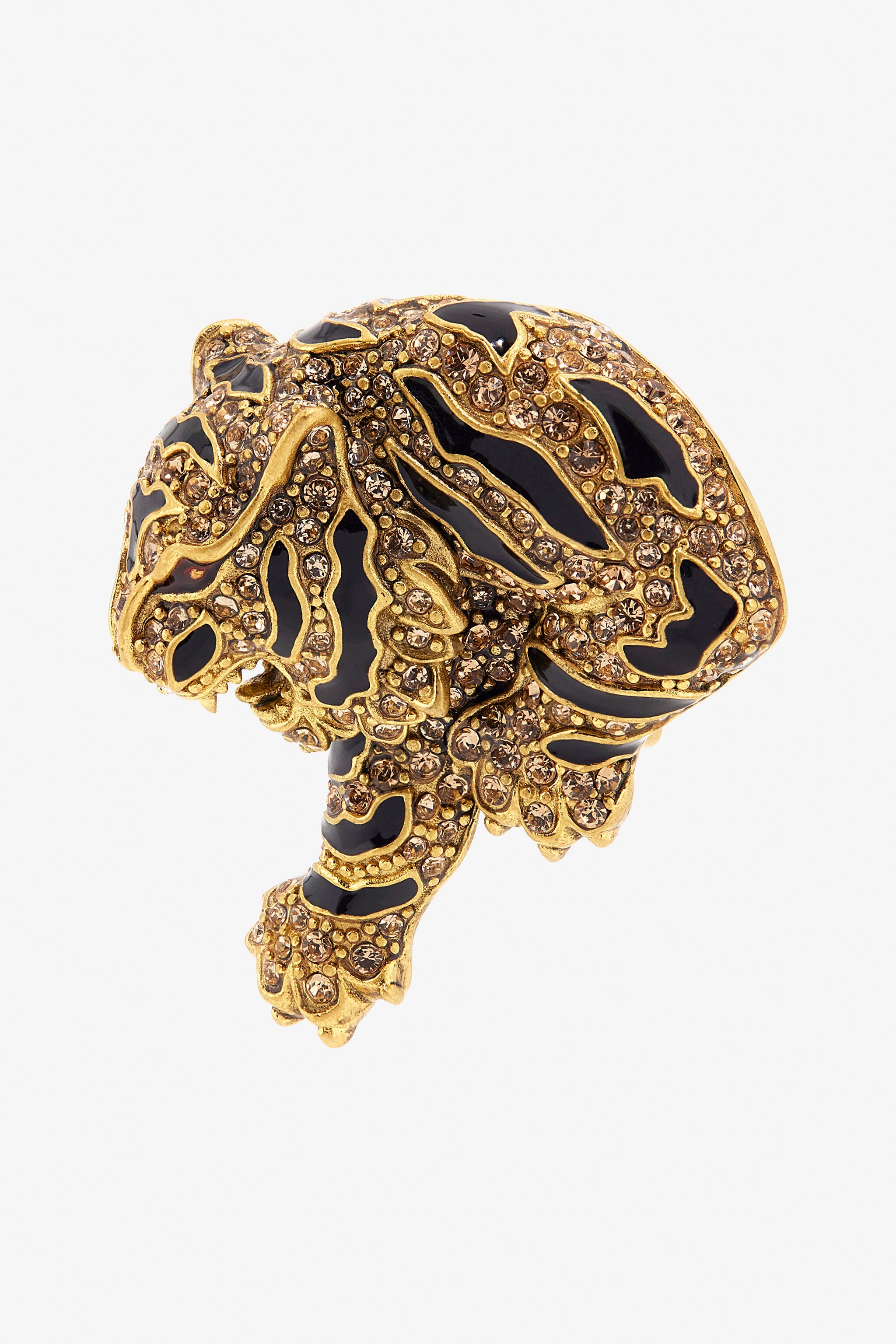 Gold Tiger Earrings - 3