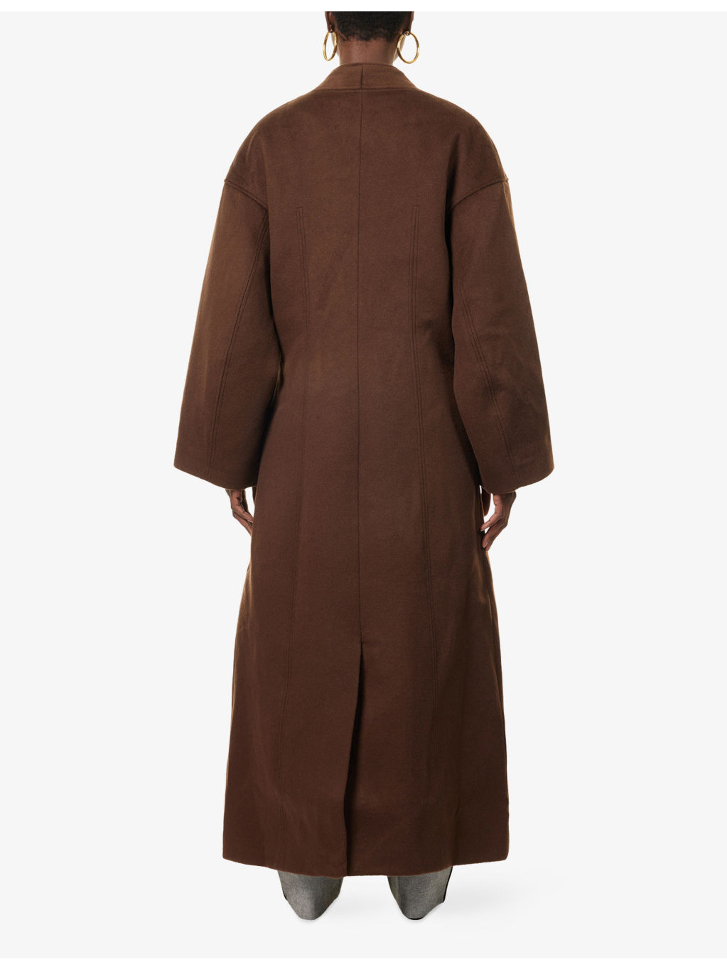 Rondo V-Neck Wool Coat - 4