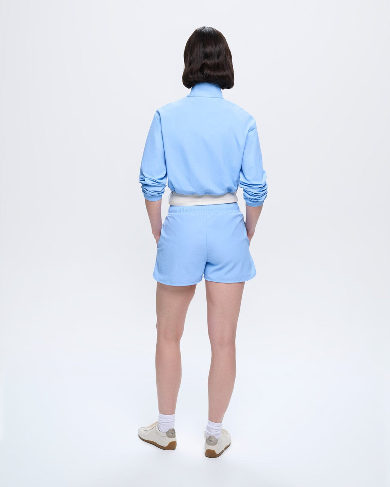 Womens Recycled Nylon Zip Up Jacket - Dewdrop Blue 5