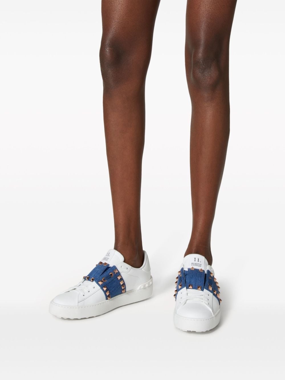 Rockstud Untitled leather sneakers - 6