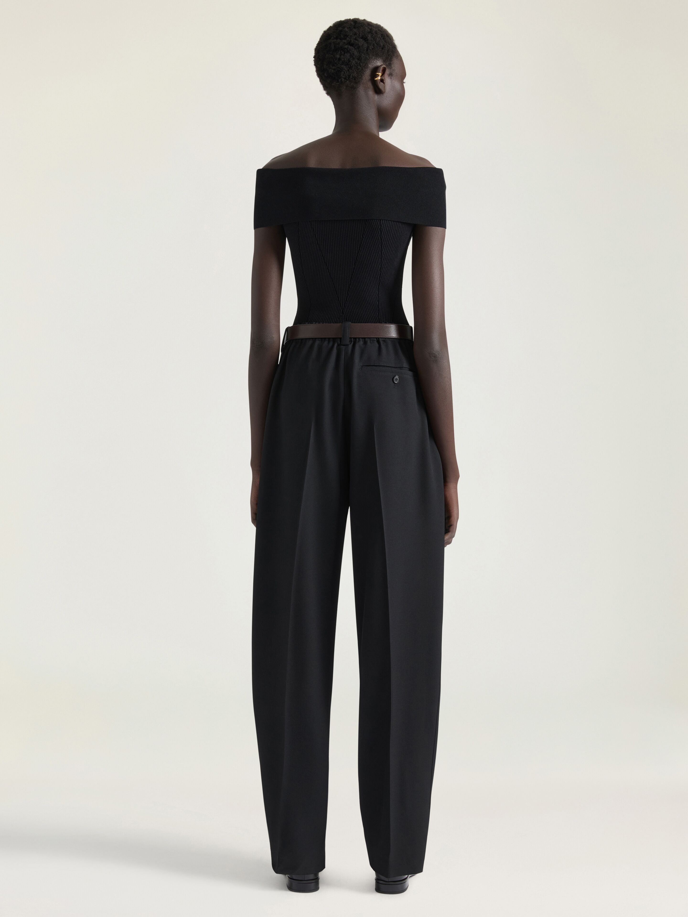 DOUBLE PLEAT PANTS IN WOOL - 3