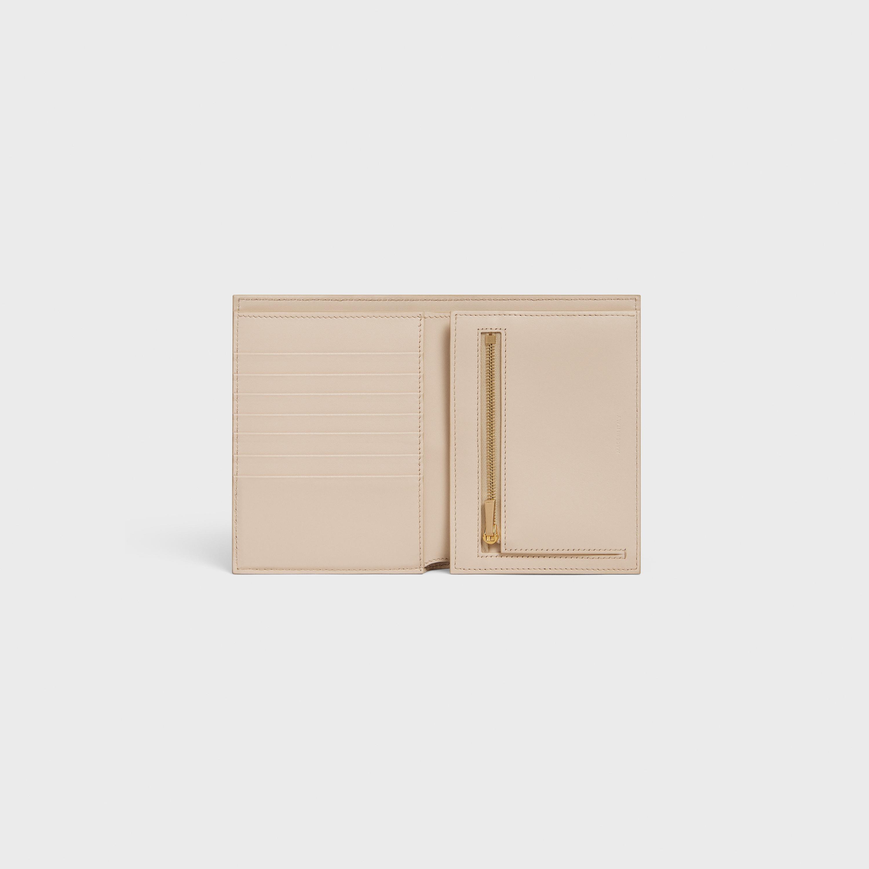 Medium strap wallet in Bicolour Grained Calfskin - 4