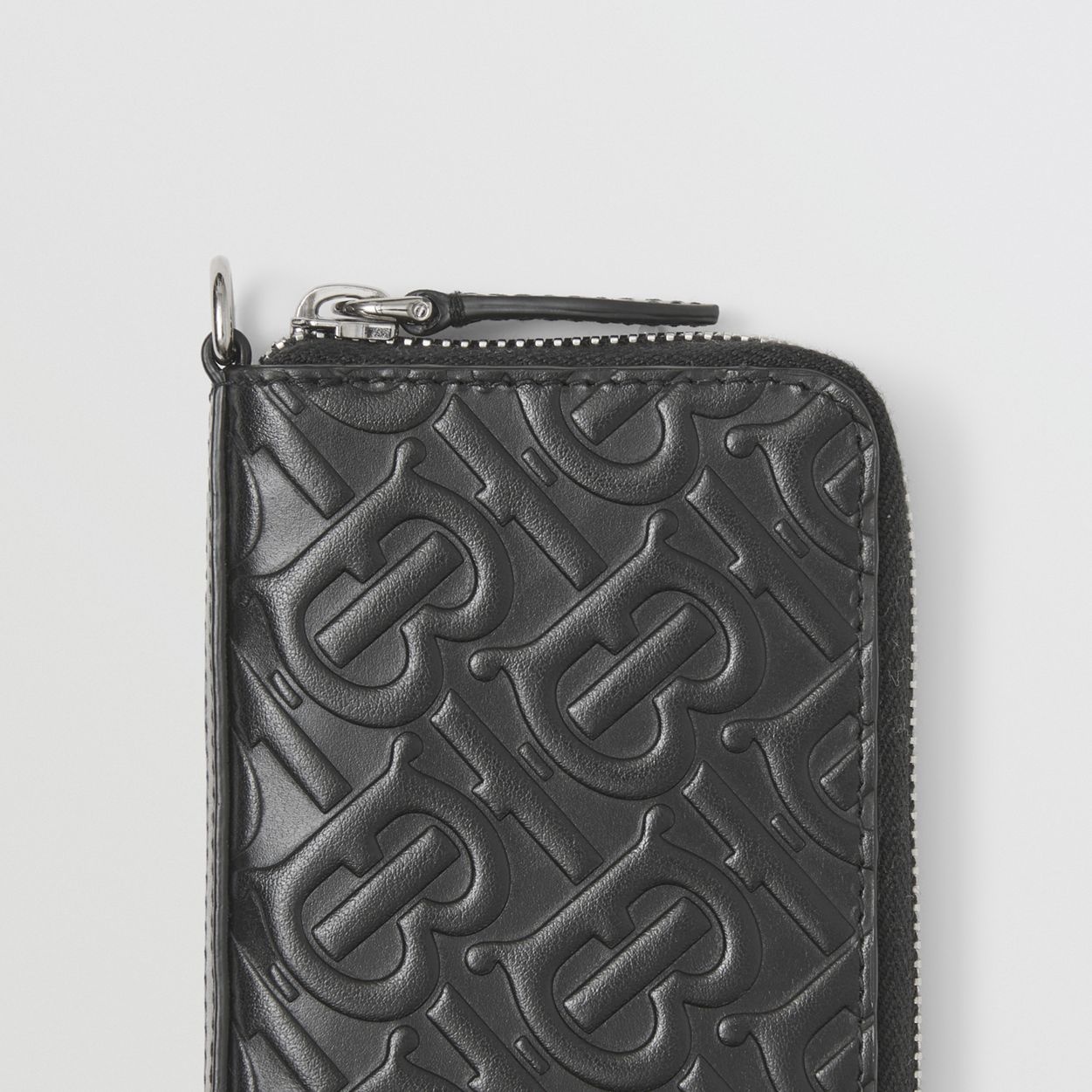 Embossed Monogram Leather Card Case Lanyard - 2