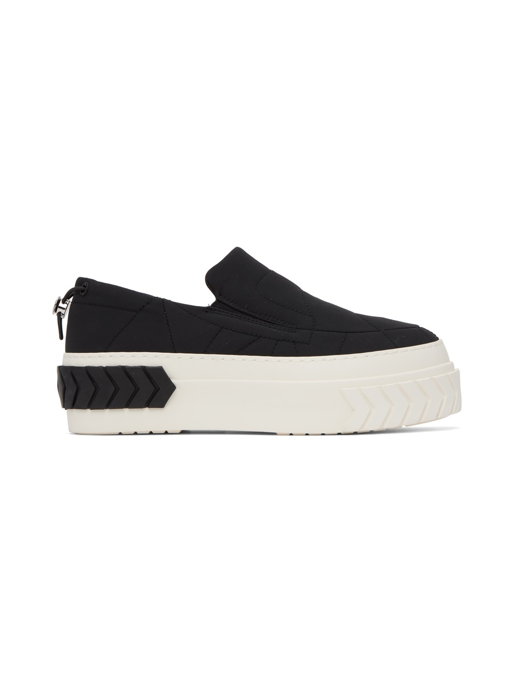 Black Tyres Platform Sneakers - 1