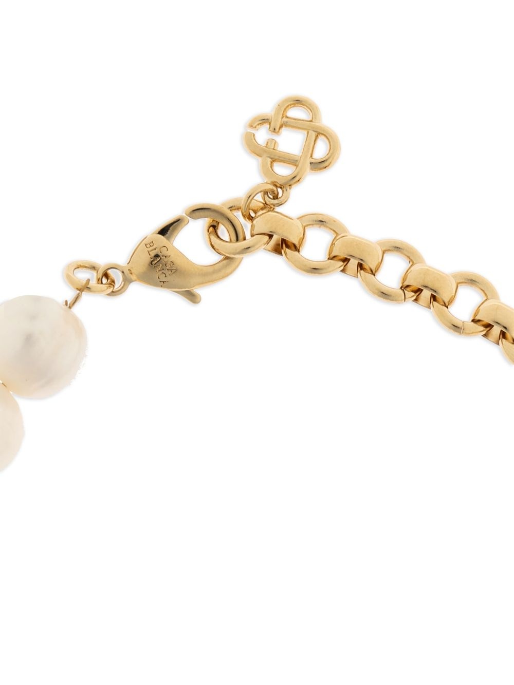 embellished logo-plaque bracelet - 5
