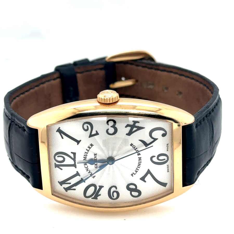 Pre-owned Franck Muller Cintree Curvex Yellow Dial Men's Watch 2852 SC - 5