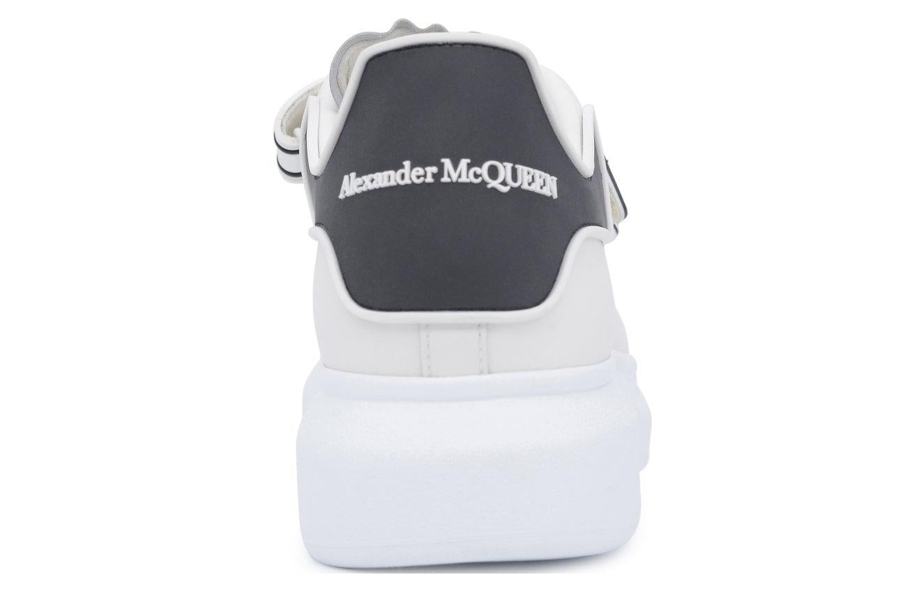 Alexander McQueen Thick-Soled Leather Sneakers 'Beige Black' 750337WIDJK9360 - 4
