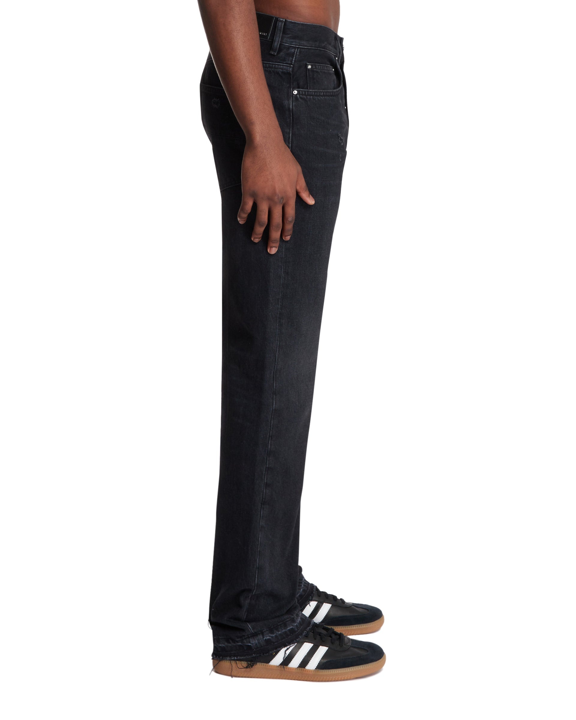 Black Straight-Leg Jeans - 5