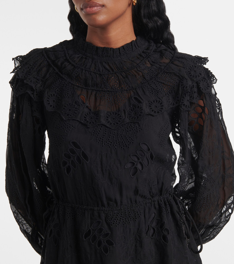 Floral organza minidress 4