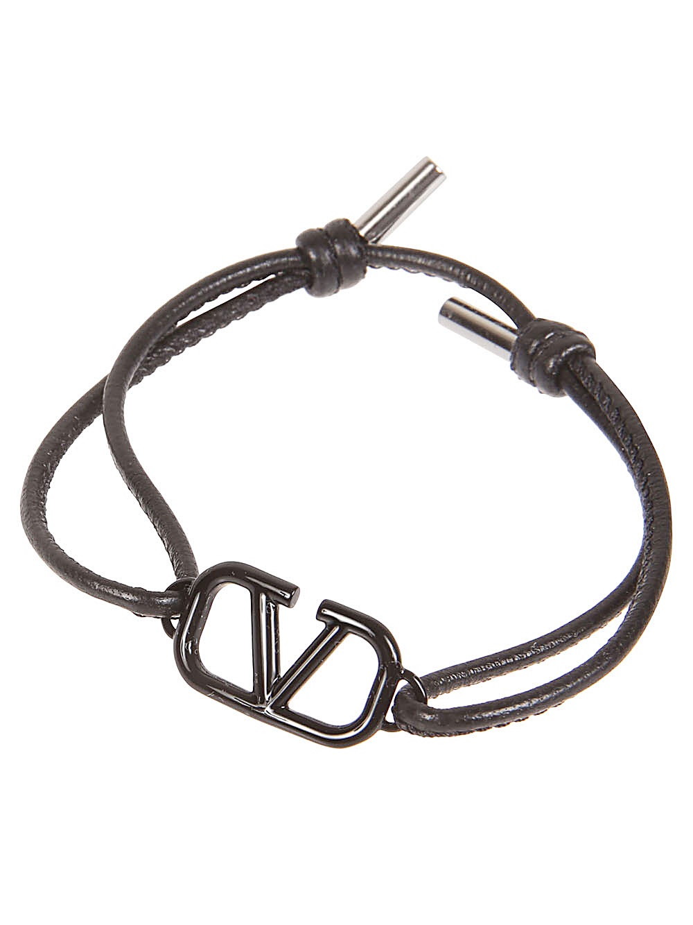 Vlogo signature leather bracelet - 1