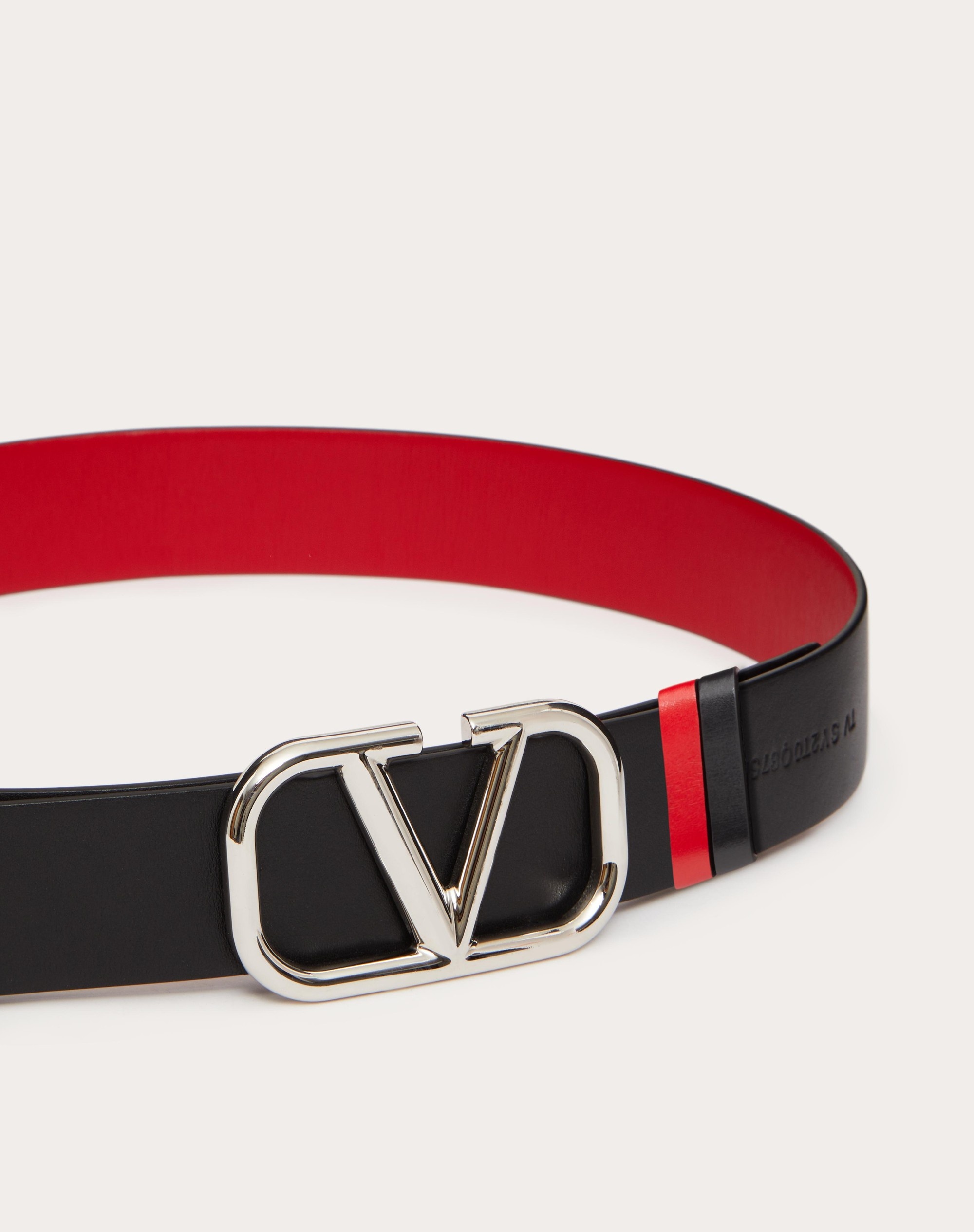 VLOGO SIGNATURE CALFSKIN BELT 40 MM - 4