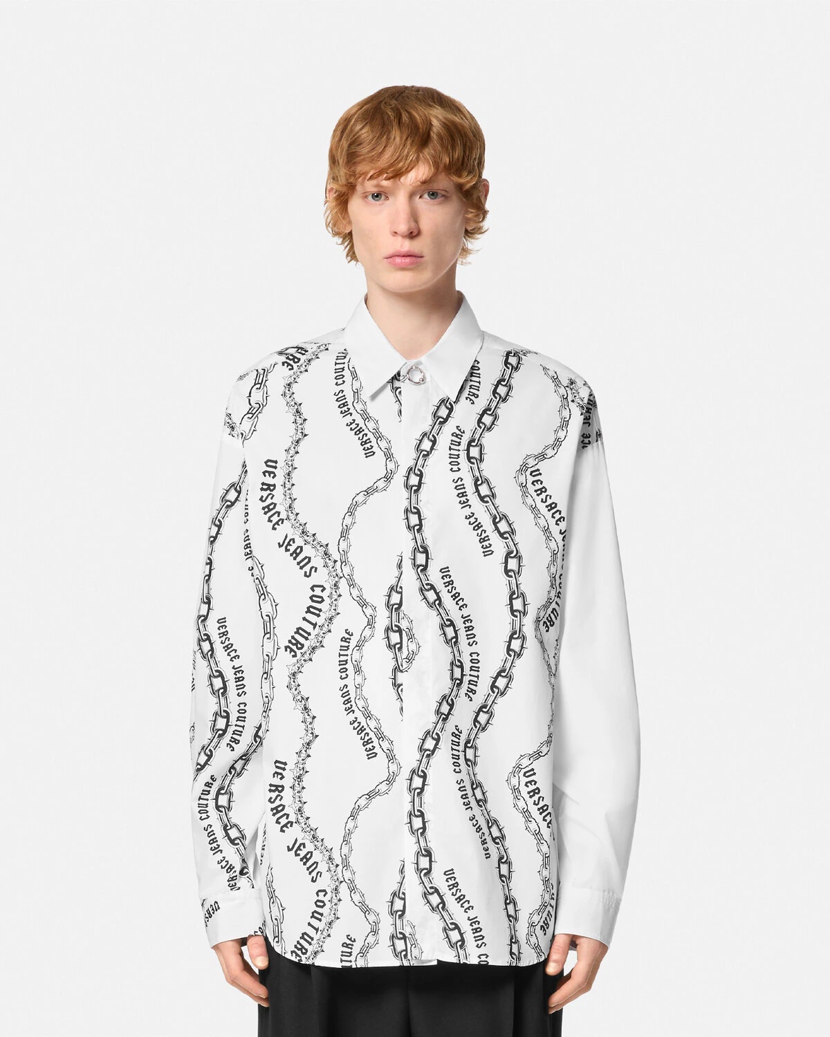Chain Couture Relaxed-Fit Shirt - 4