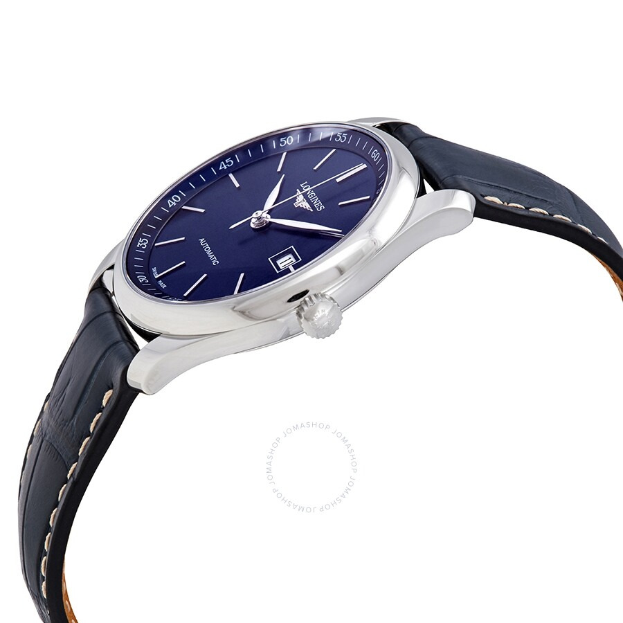 Longines The Master Collection Blue Dial Automatic Men's Leather Watch L27934922 - 2