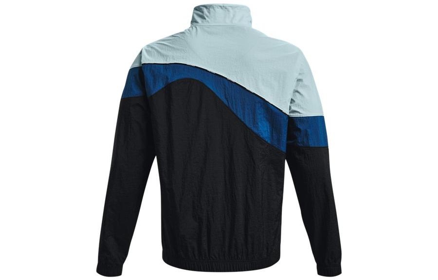 Under Armour Fashion Woven Full Zip Jacket 'Blue Multi' 1366219-478 - 2
