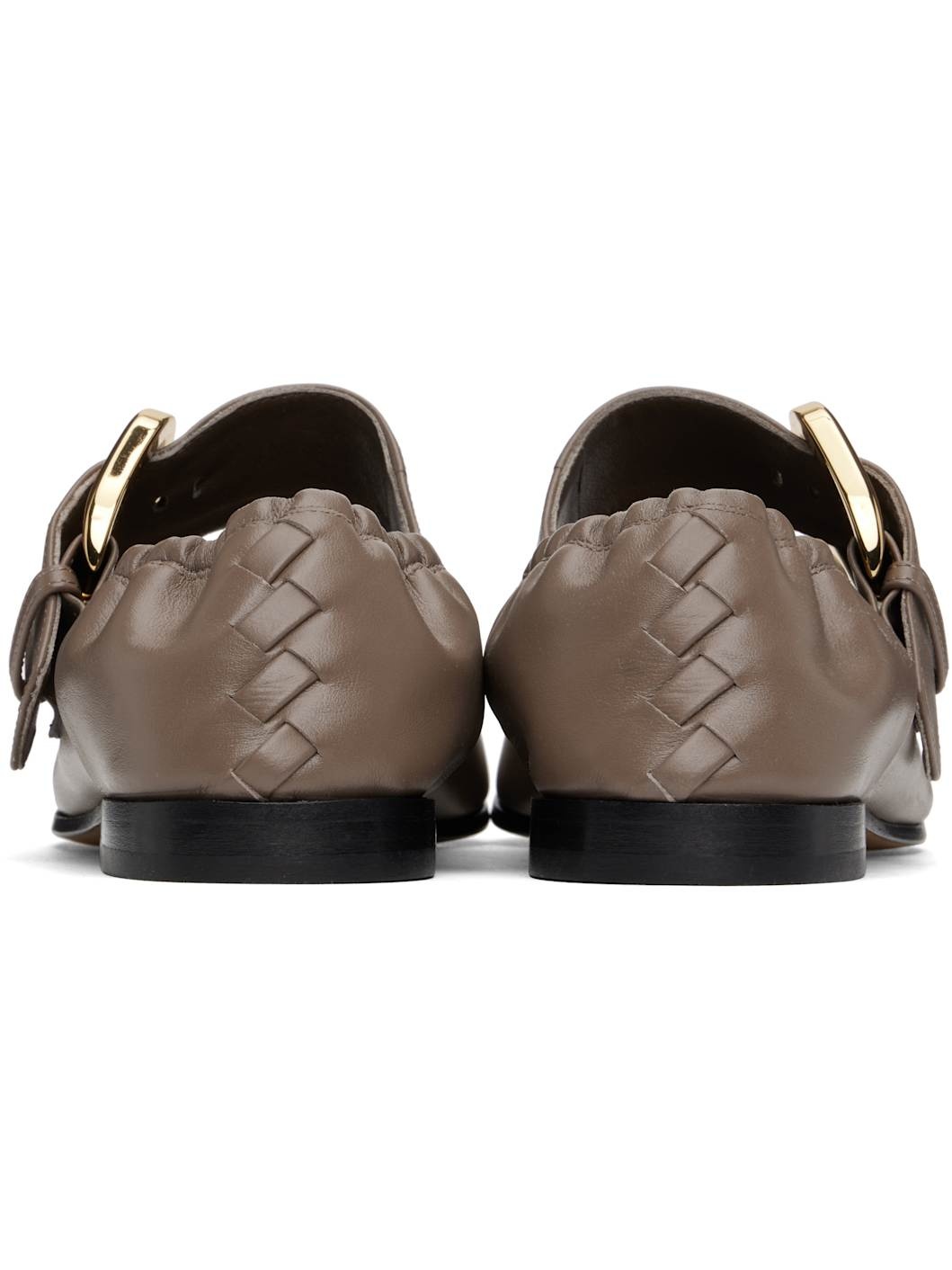 Taupe Astaire Mary-Jane Ballerina Flats - 2