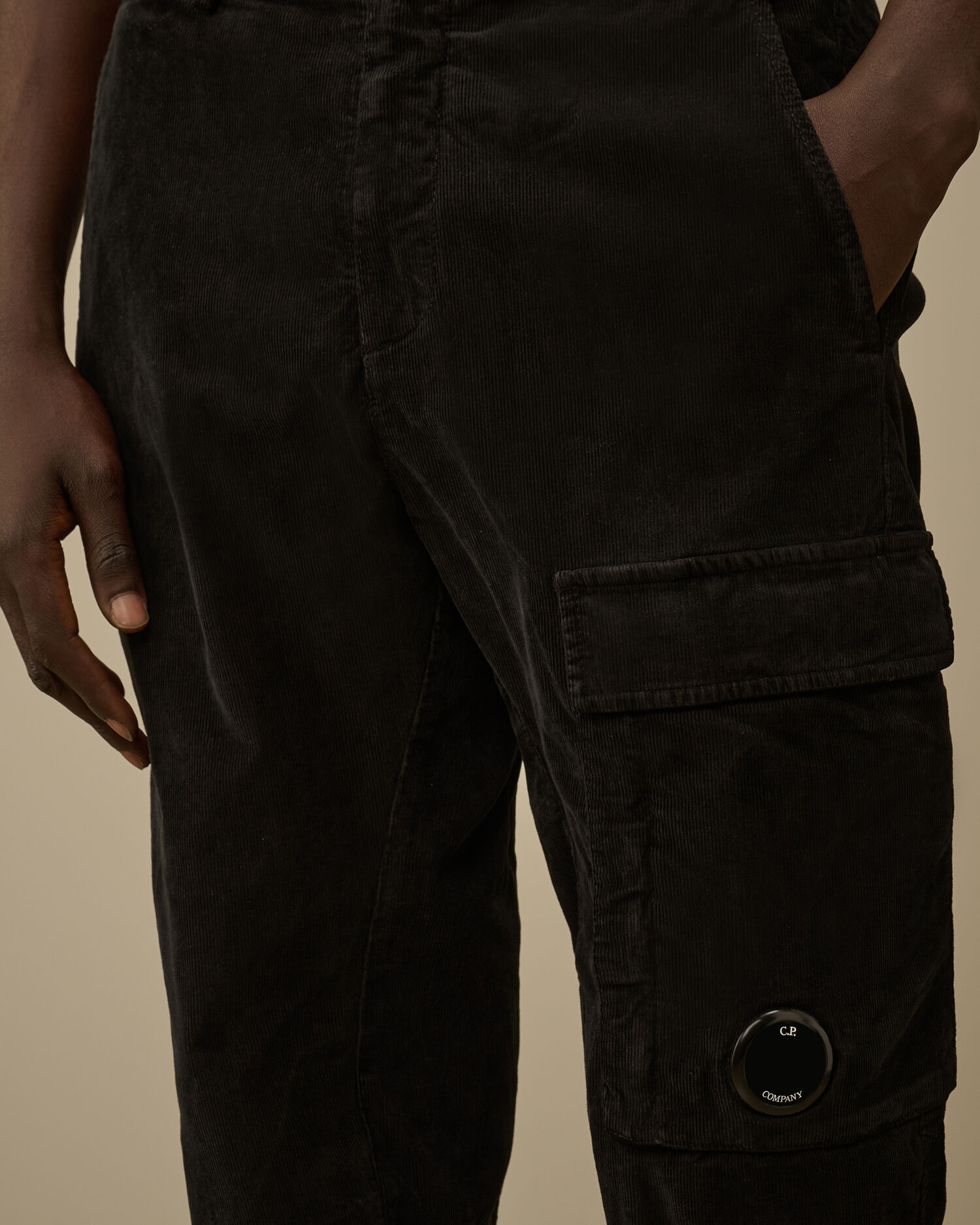 Corduroy Lens Cargo Pants - 5