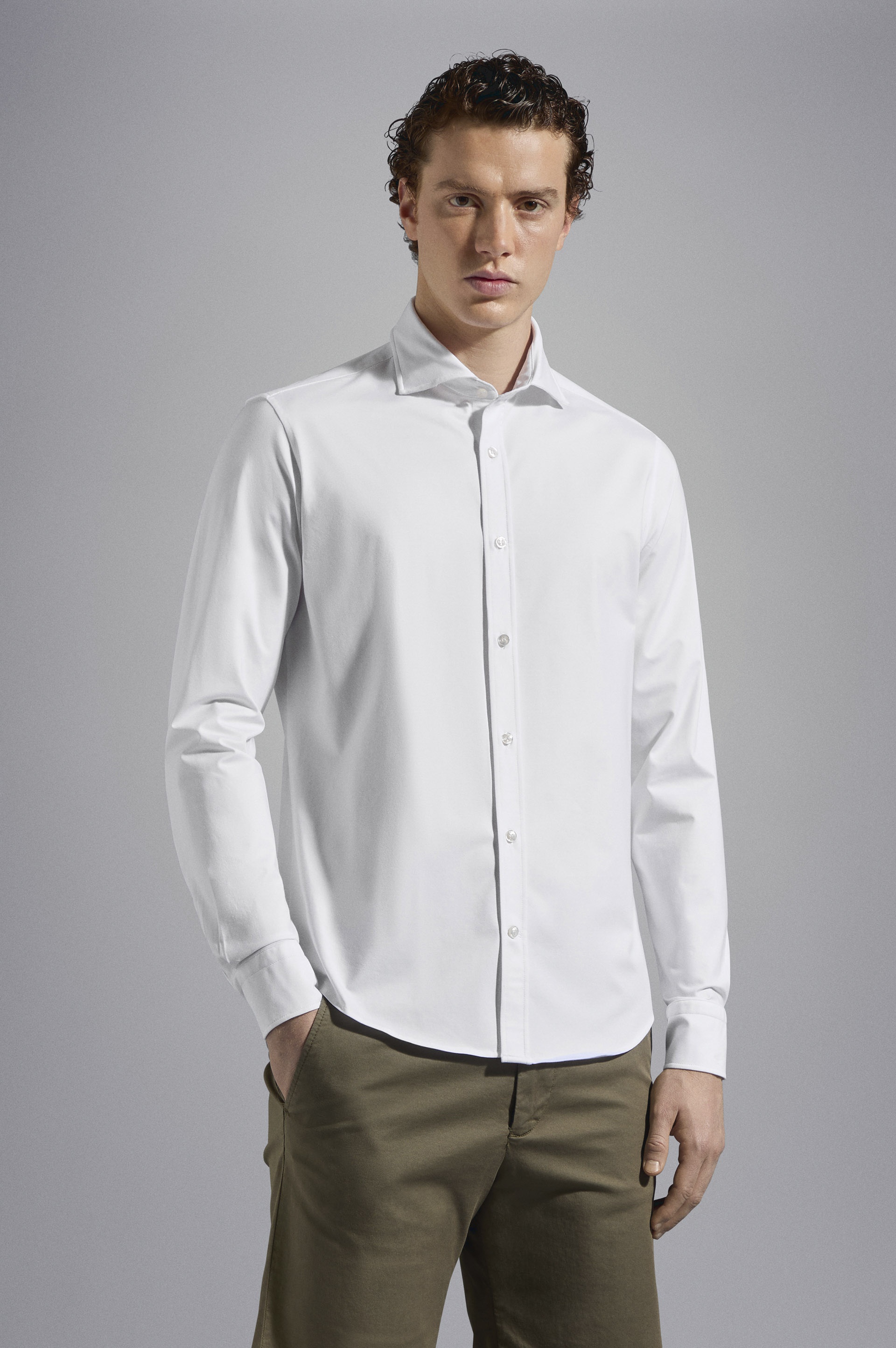 STRETCH COTTON SHIRT - 6