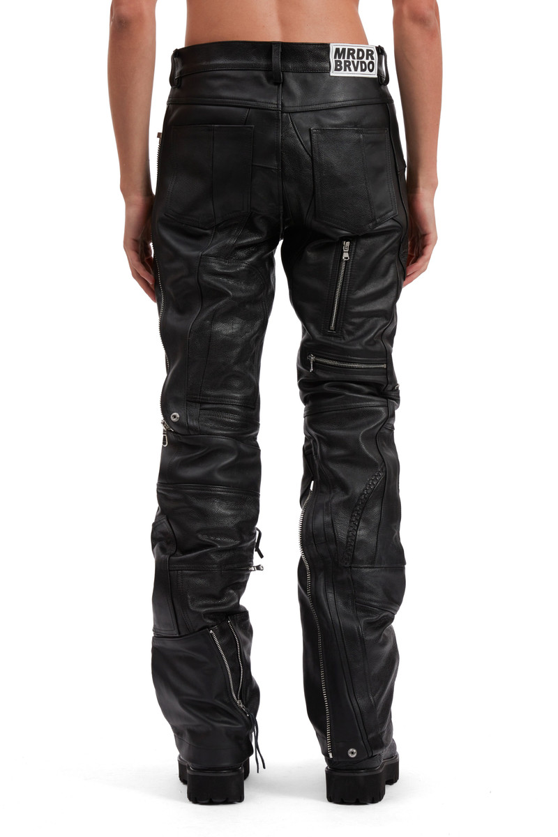 FRAGMENTED LEATHER TROUSER 6