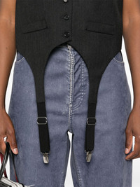 Moschino virgin wool waistcoat | REVERSIBLE