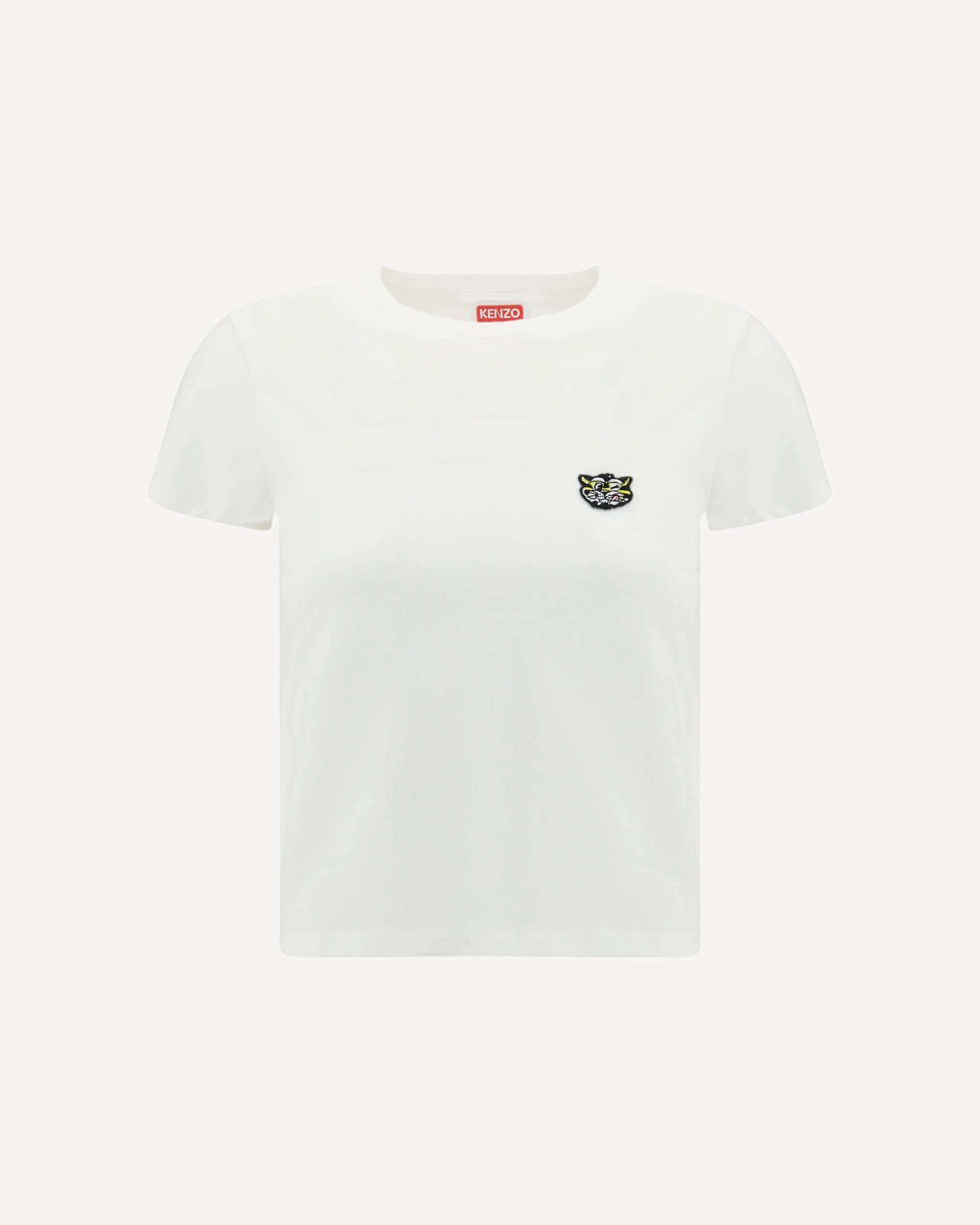 Cotton T-shirt with the embroidered “Wild Tiger” - 1