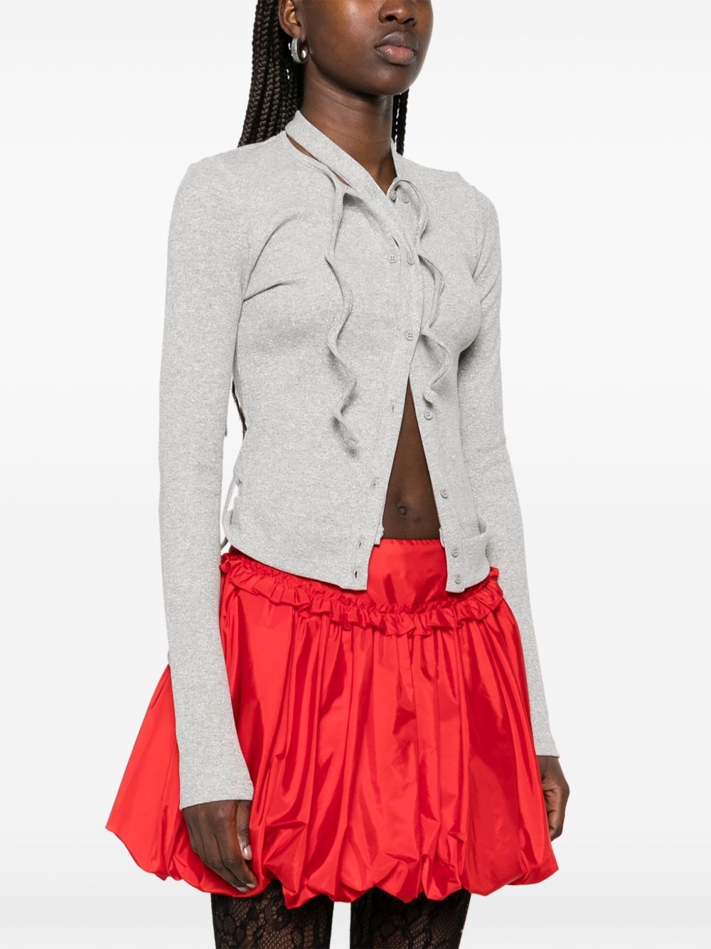 double-closure cardigan - 3