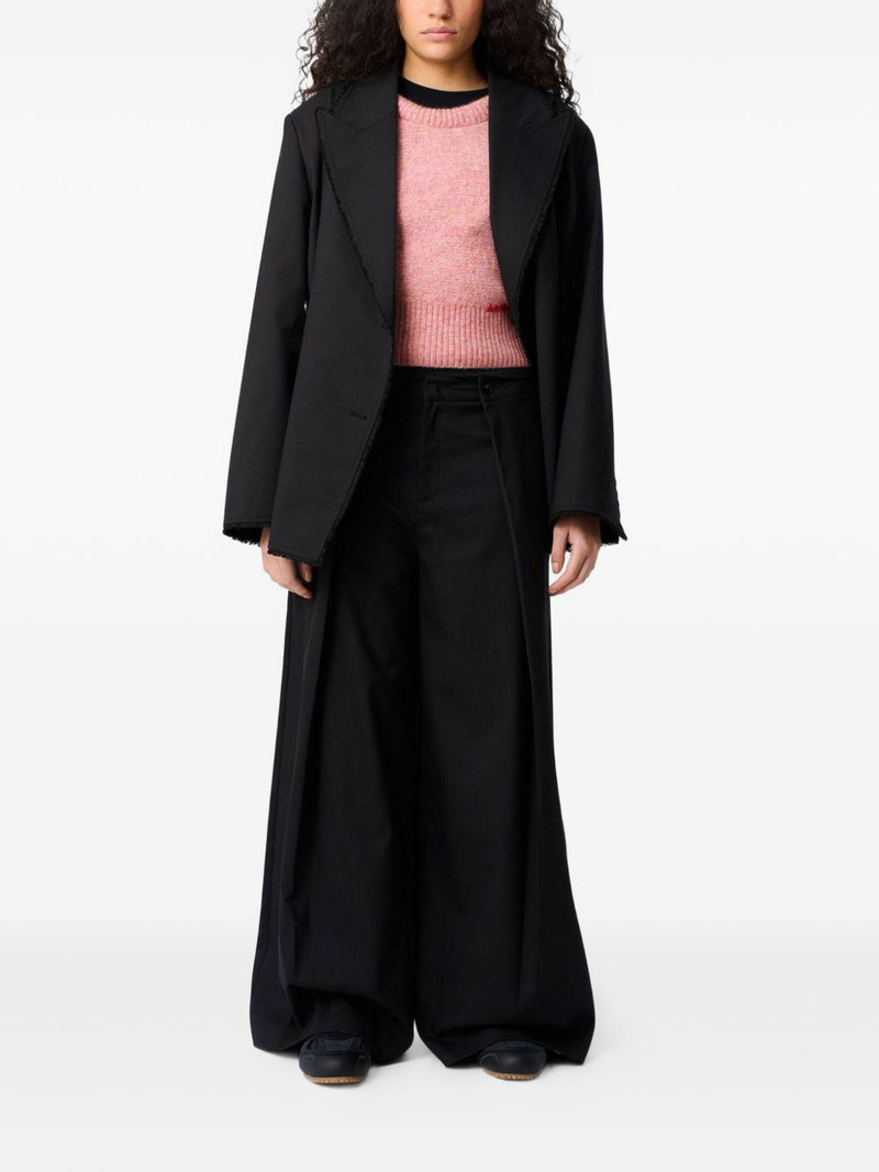 Axel Arigato frayed double-breasted blazer outlook