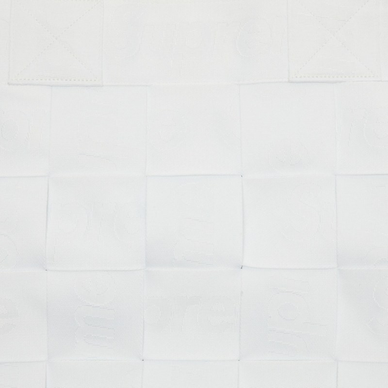 Supreme Supreme Woven Large Tote Bag 'White' outlook