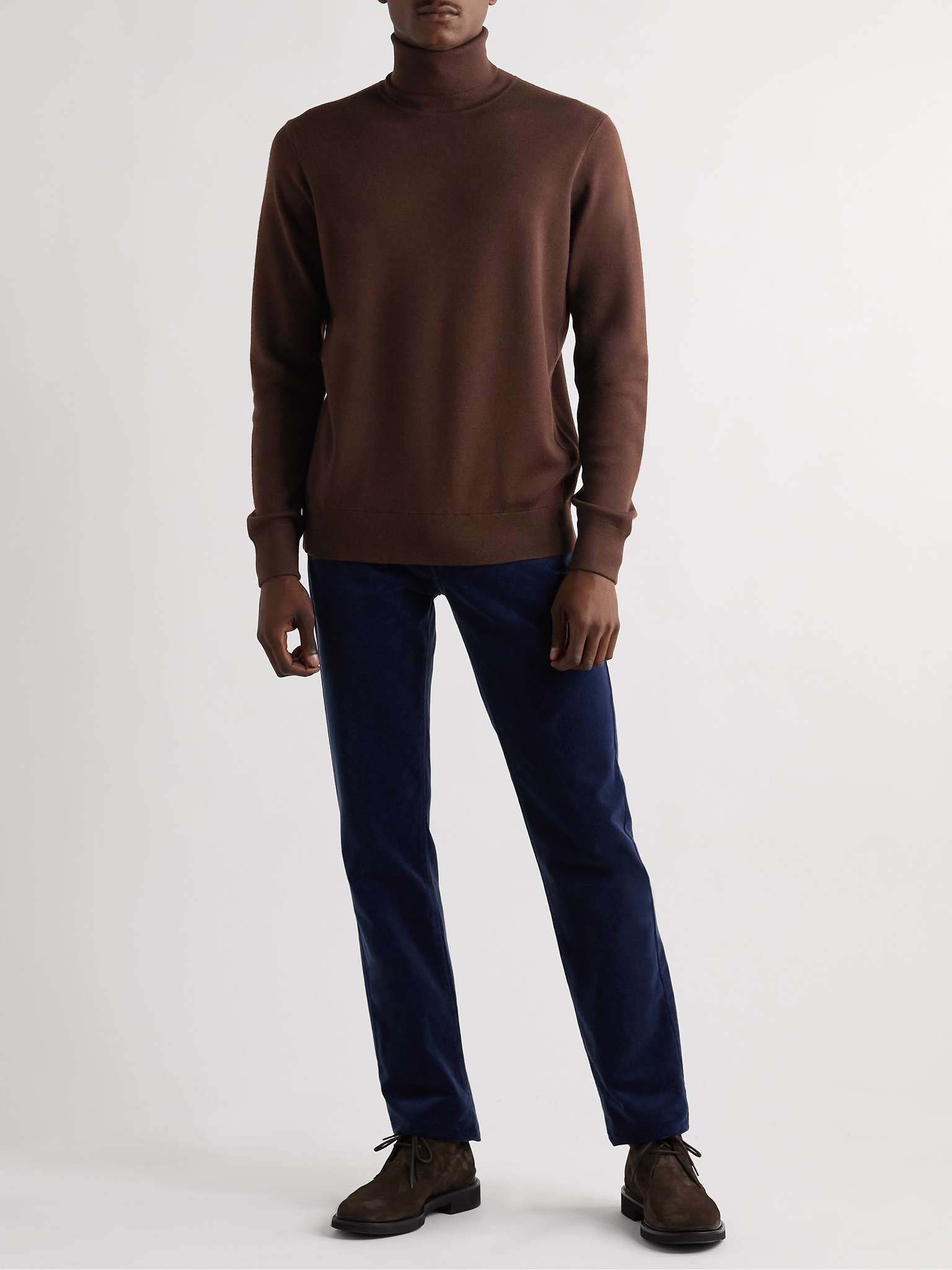 Dolcevita Slim-Fit Cashmere, Virgin Wool and Silk-Blend Rollneck Sweater - 2