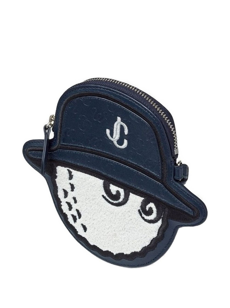 JIMMY CHOO x Malbon logo-embroidered pouch outlook