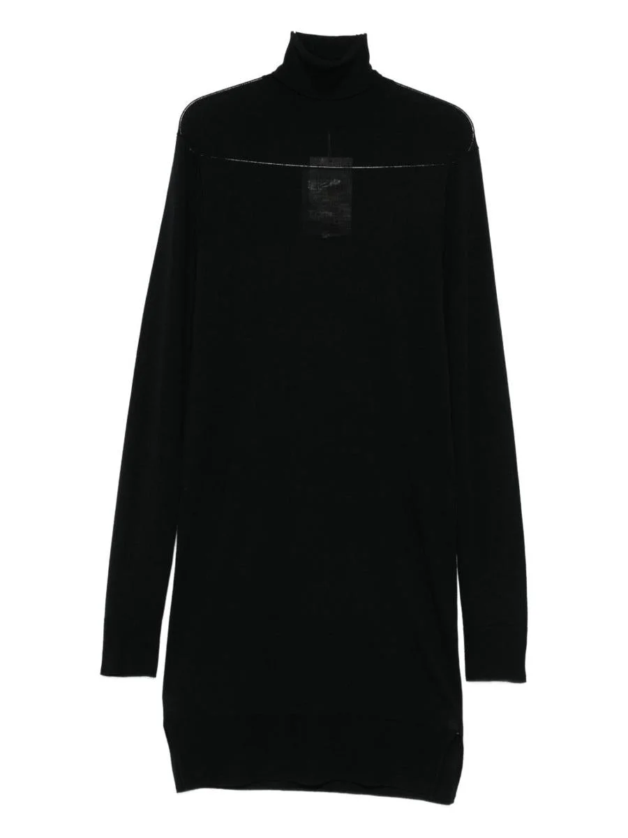 TOTEME Wool Turtle-Neck Midi Dress - 1