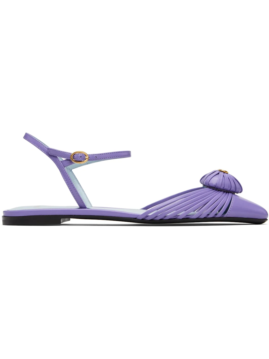 Purple Coeur Royal Ballerina Flats - 1