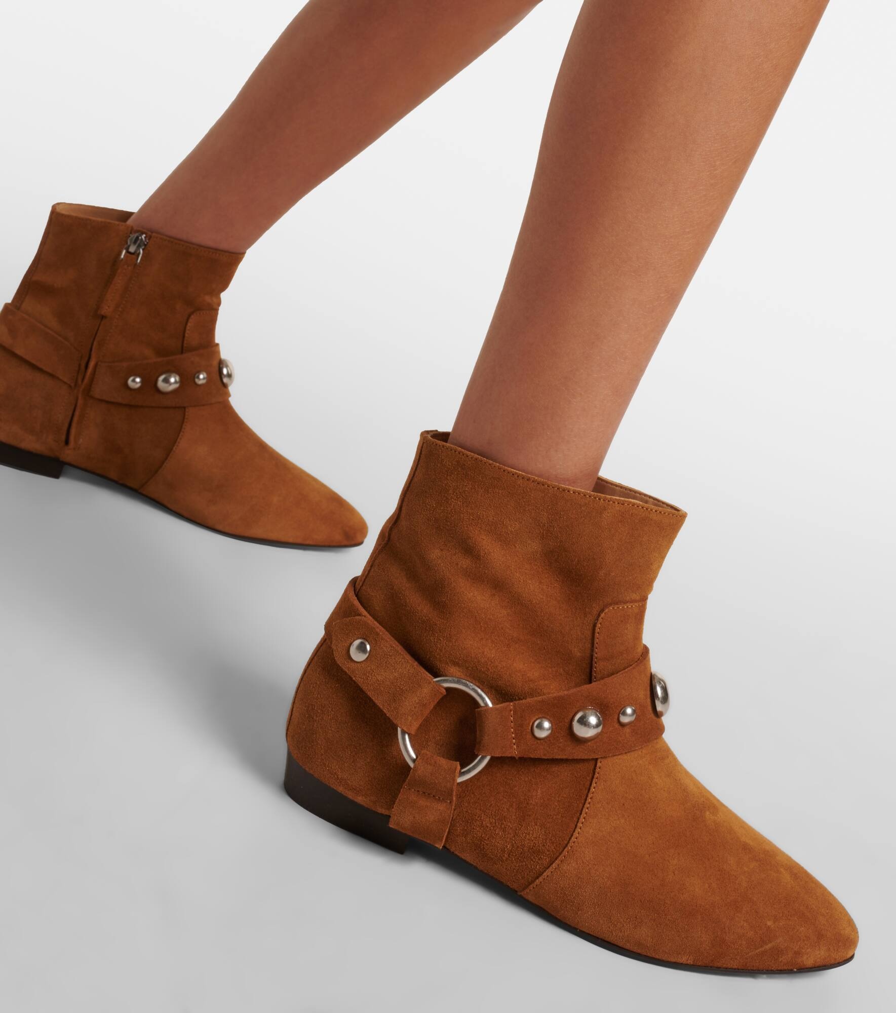 Siago embellished suede ankle boots - 7