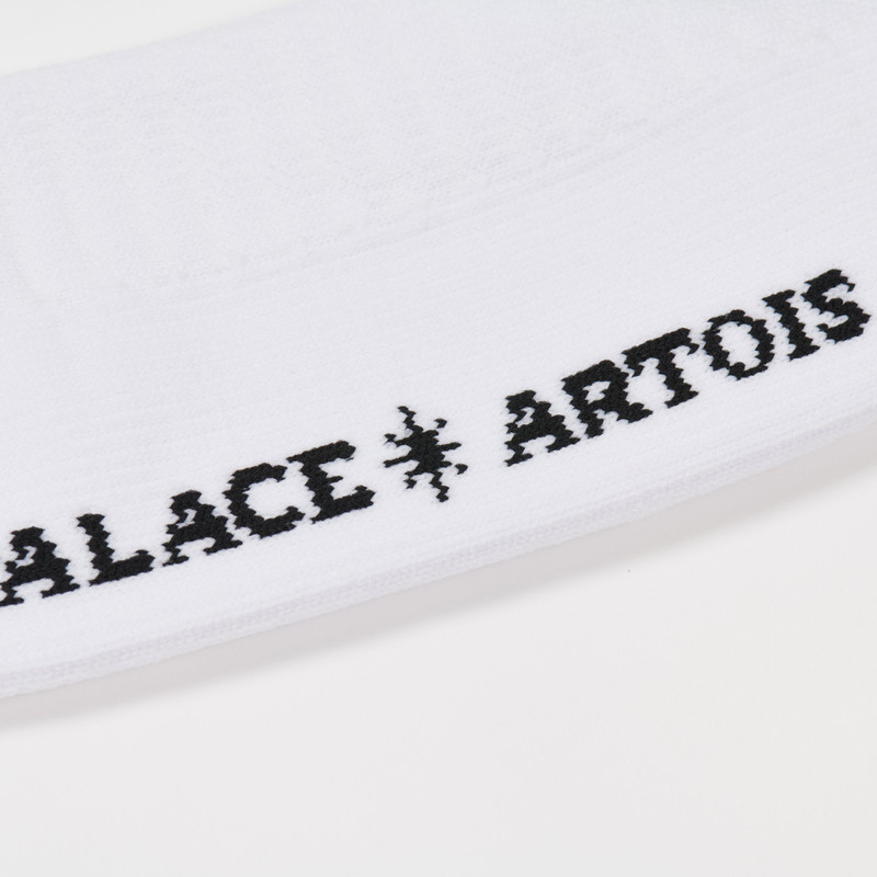 PALACE STELLA ARTOIS COURT SOCK WHITE 4