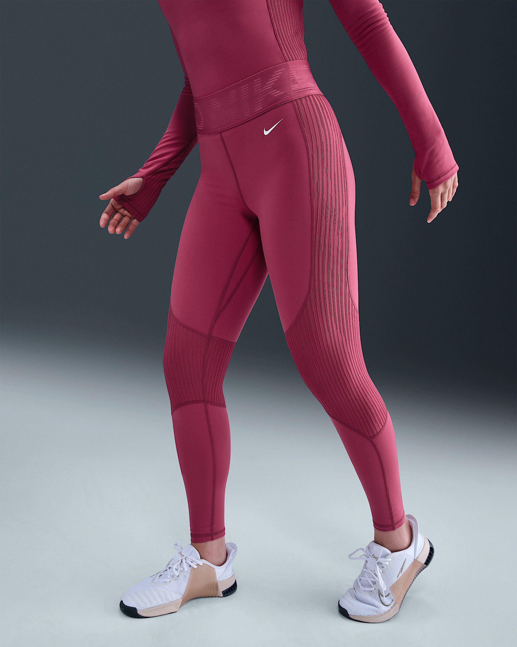Nike Pro Women's High-Waisted Leggings - 2