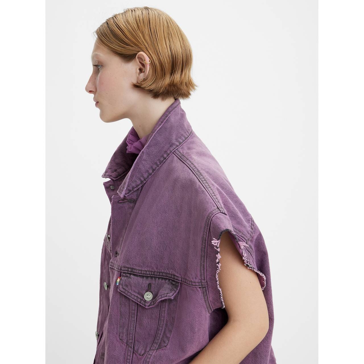 LEVI'S® PRIDE LIBERATION TRUCKER VEST - 7