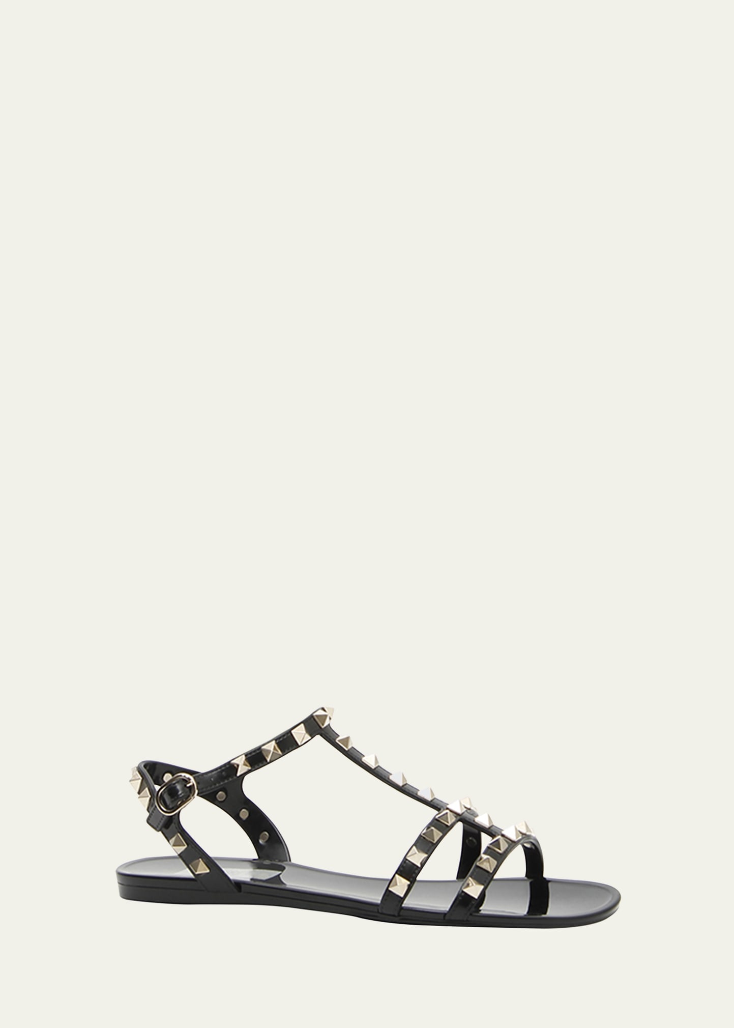 Rockstud Jelly Flat Gladiator Sandals - 1
