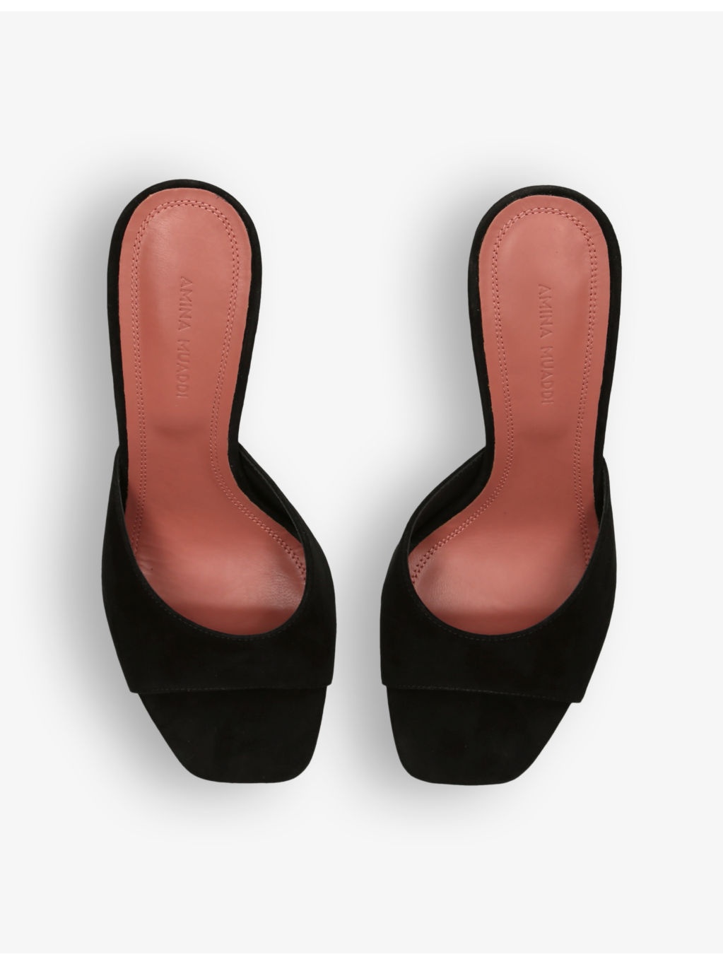Lupita leather heeled mules - 2