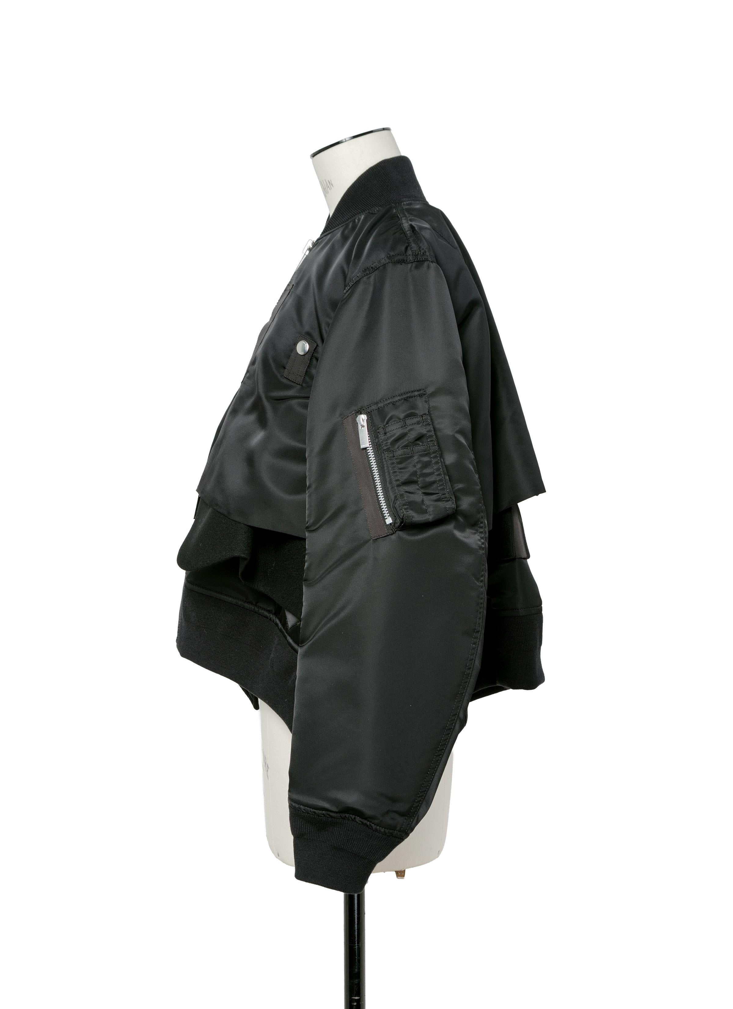 Nylon Twill x Wool Melton Blouson - 3