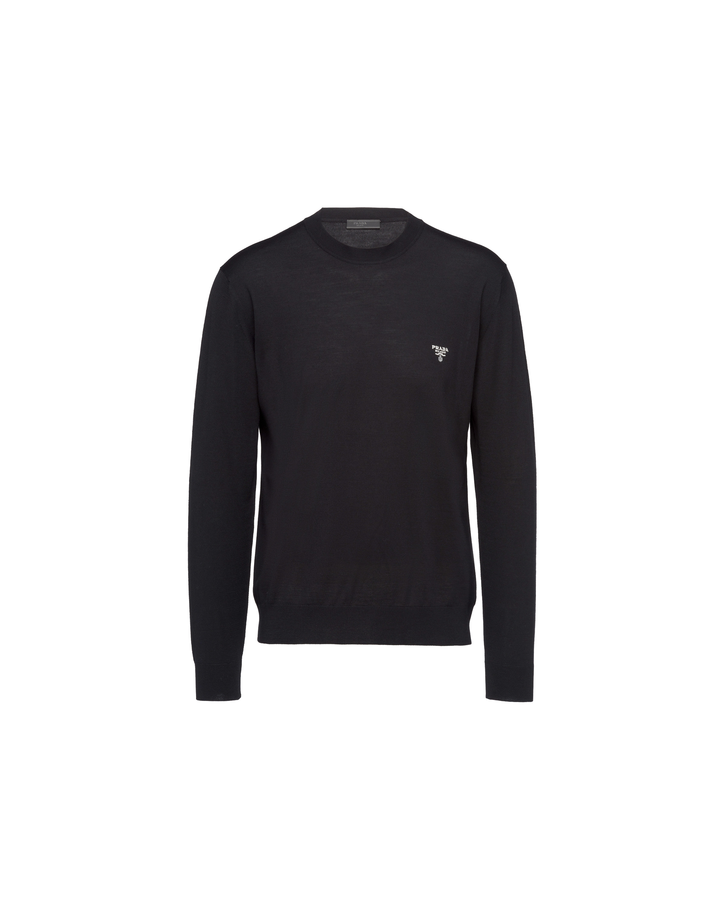 Superfine wool crew-neck sweater - 1